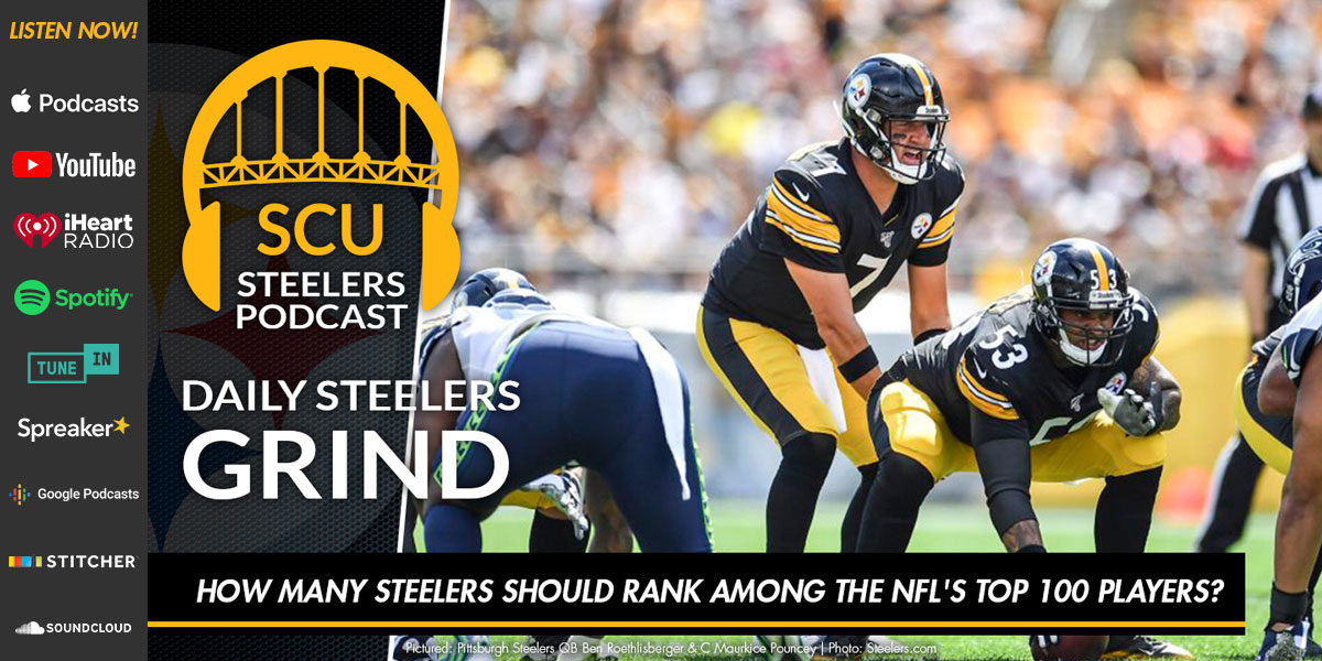 How many Steelers should rank among the NFL's Top 100 players?