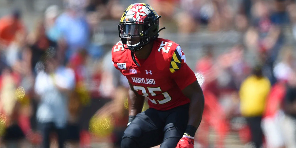 Maryland Terrapins defensive back Antoine Brooks, Jr. was selected by the Pittsburgh Steelers in the 2020 NFL Draft