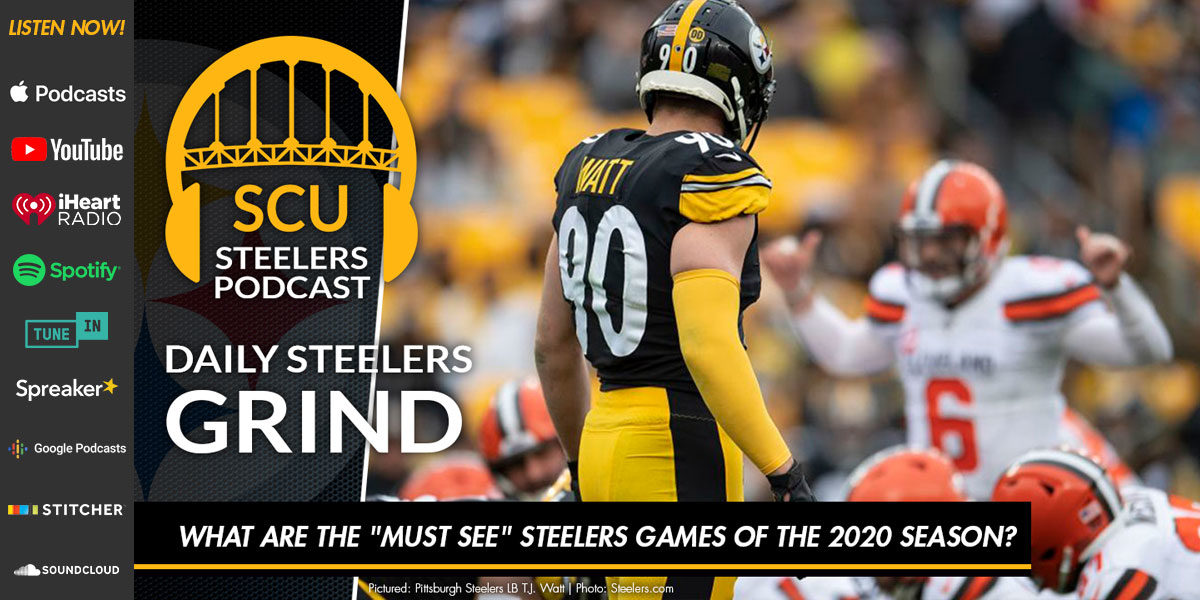 What are the "must see" Steelers games of the 2020 season?