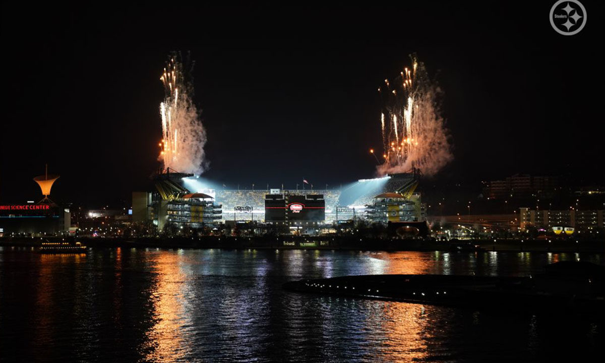 Heinz Field at night 2020