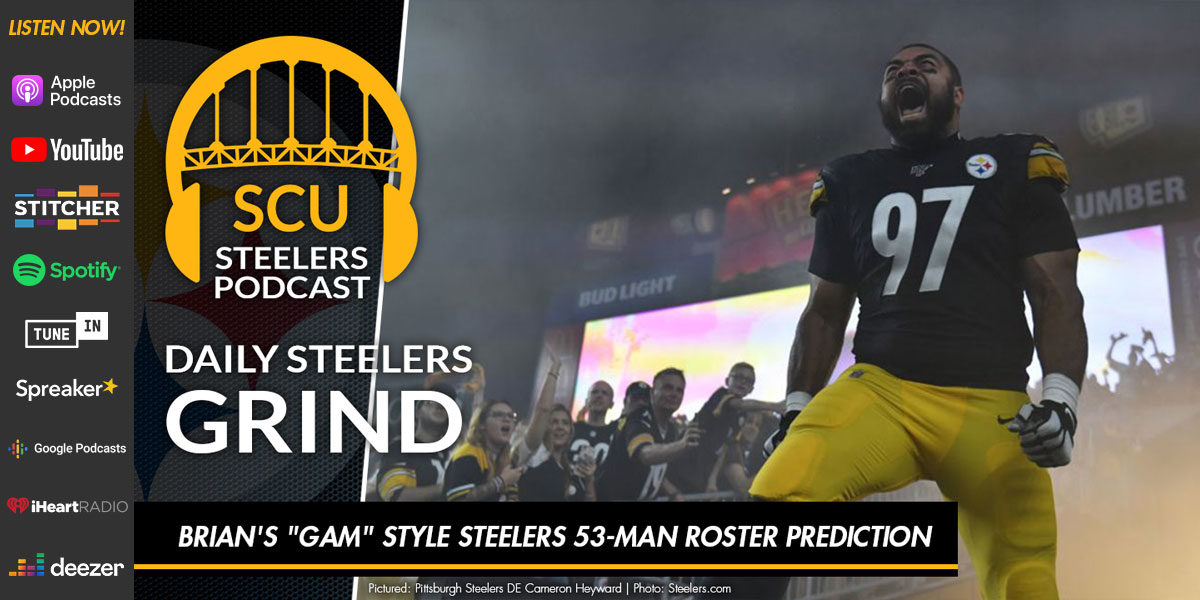 Brian's "GAM" style Steelers 53-man roster prediction