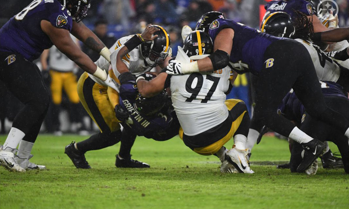 Steelers Defense against Baltimore Ravens