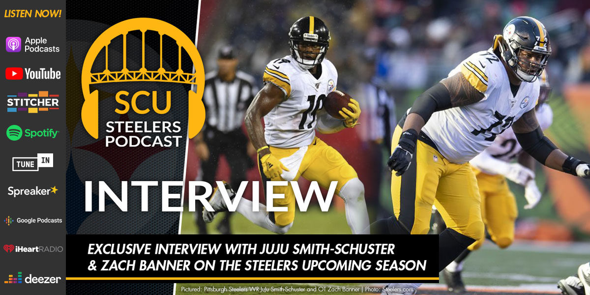 Exclusive interview with JuJu Smith-Schuster & Zach Banner on the Steelers upcoming season