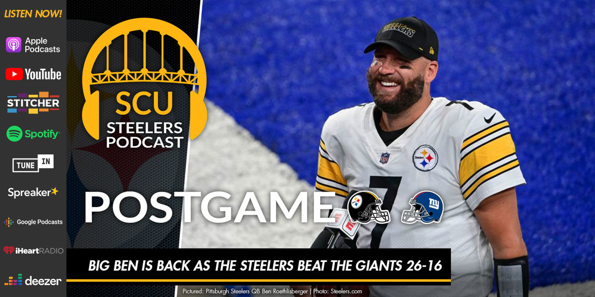 Big Ben is back as the Steelers beat the Giants 26-16