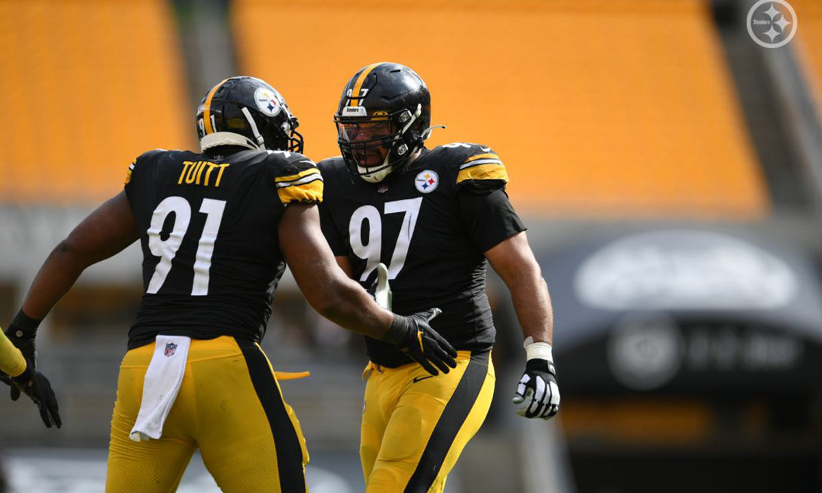 Pittsburgh Steelers Stephon Tuitt and Cameron Heyward