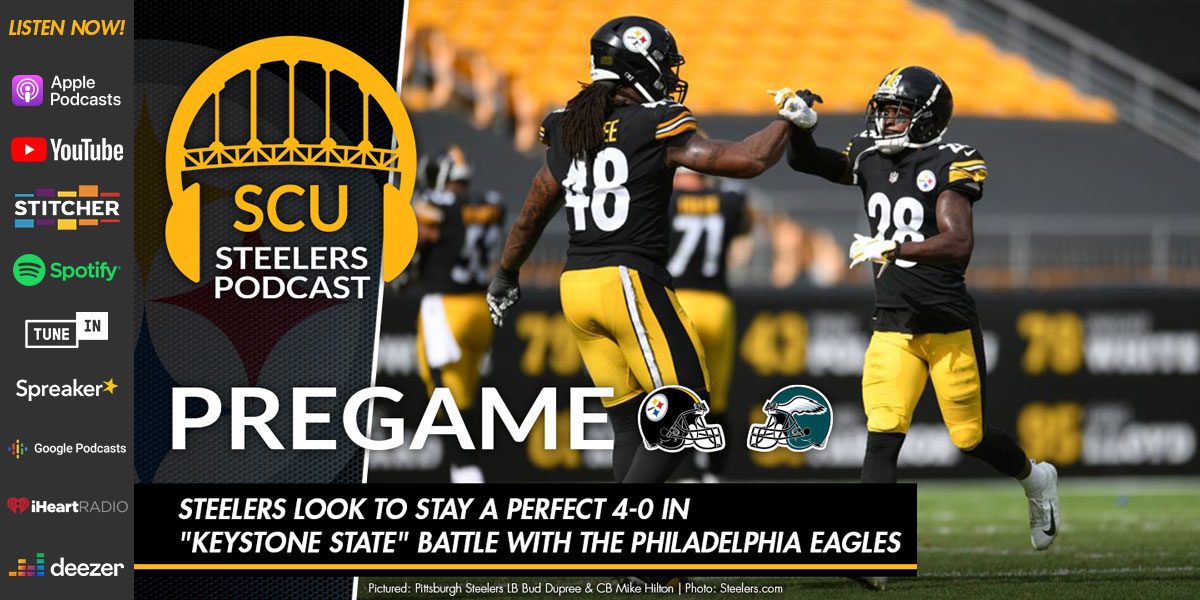 Steelers look to stay a perfect 4-0 in "Keystone State" battle with the Philadelphia Eagles