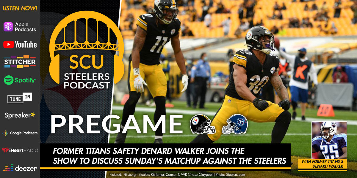 Former Titans safety Denard Walker joins the show to discuss Sunday's matchup against the Steelers