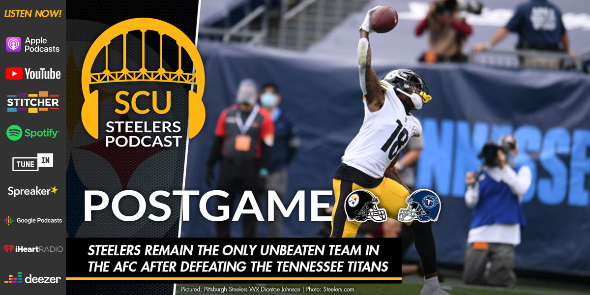 Steelers remain the only unbeaten team in the AFC after defeating the Tennessee Titans