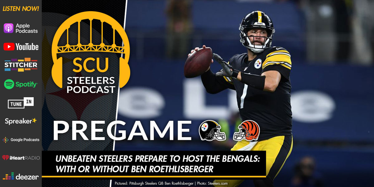 Unbeaten Steelers prepare to host the Bengals: with or without Ben Roethlisberger