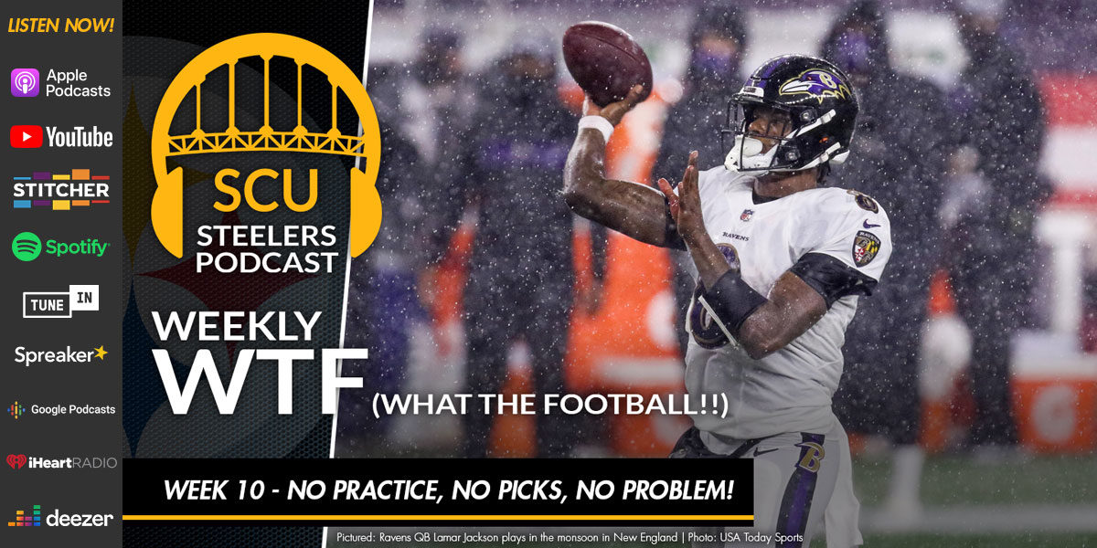 Weekly WTF: Week 10 - No Practice, No Picks, No Problem!