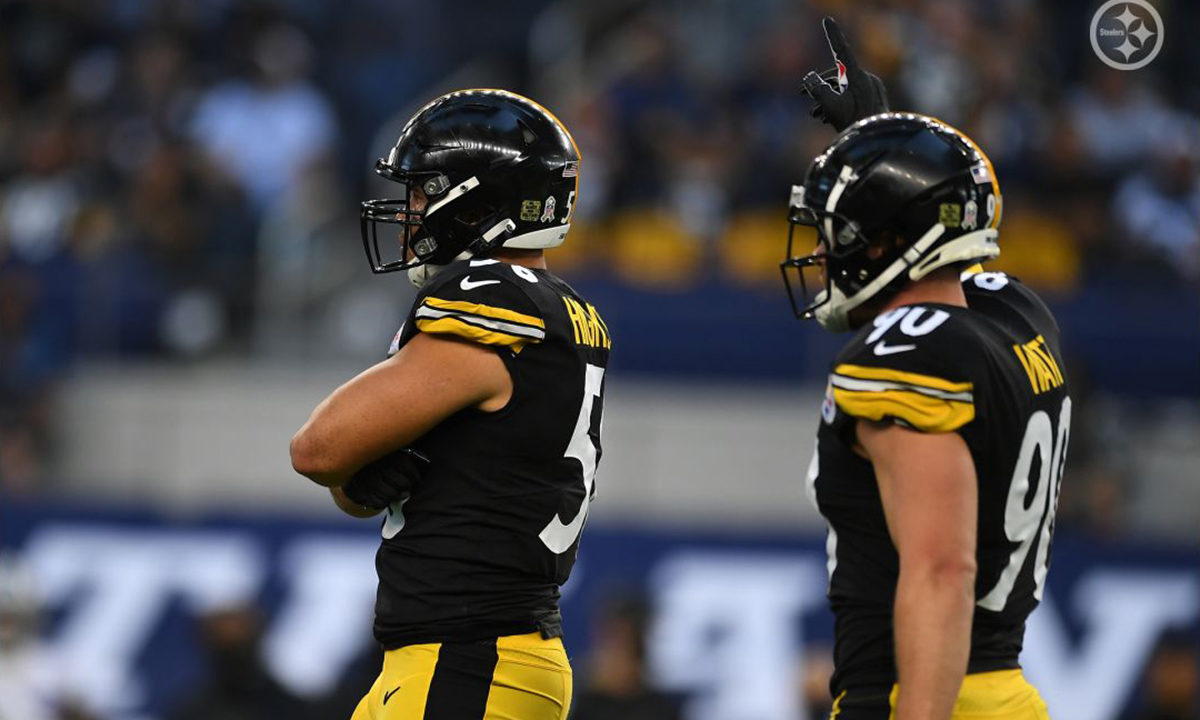 Pittsburgh Steelers LBs Alex Highsmith and T.J. Watt
