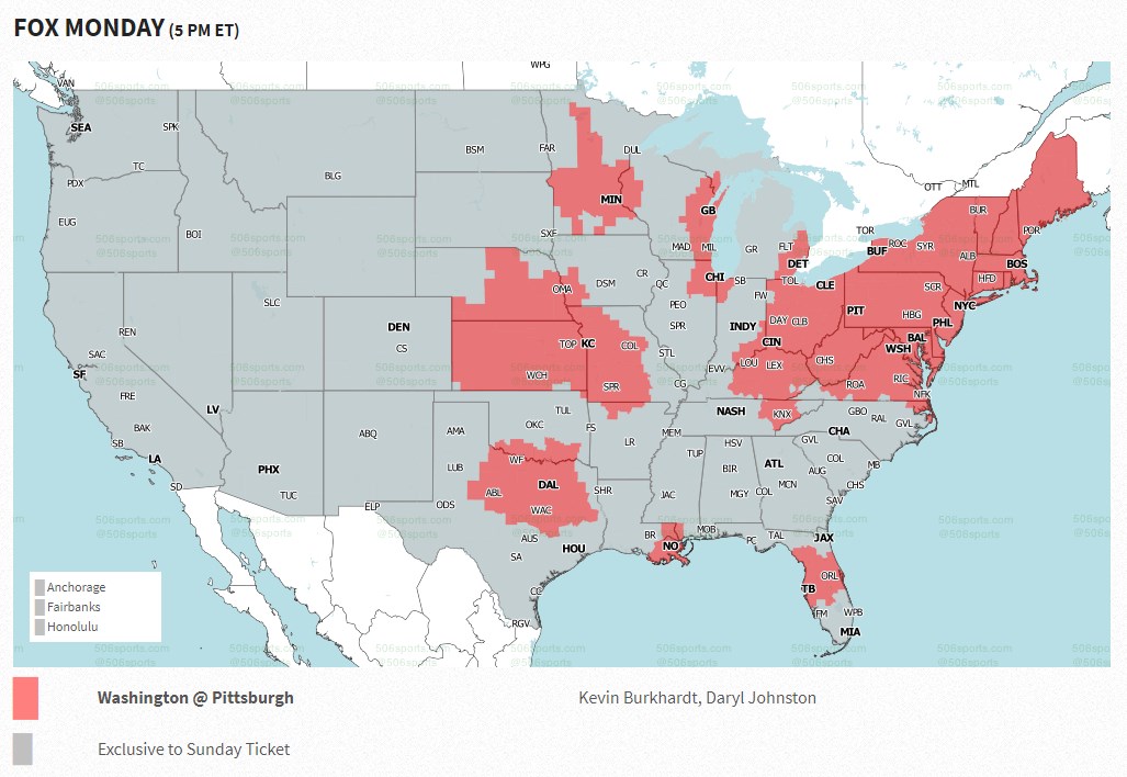 506 sports nfl map week 1