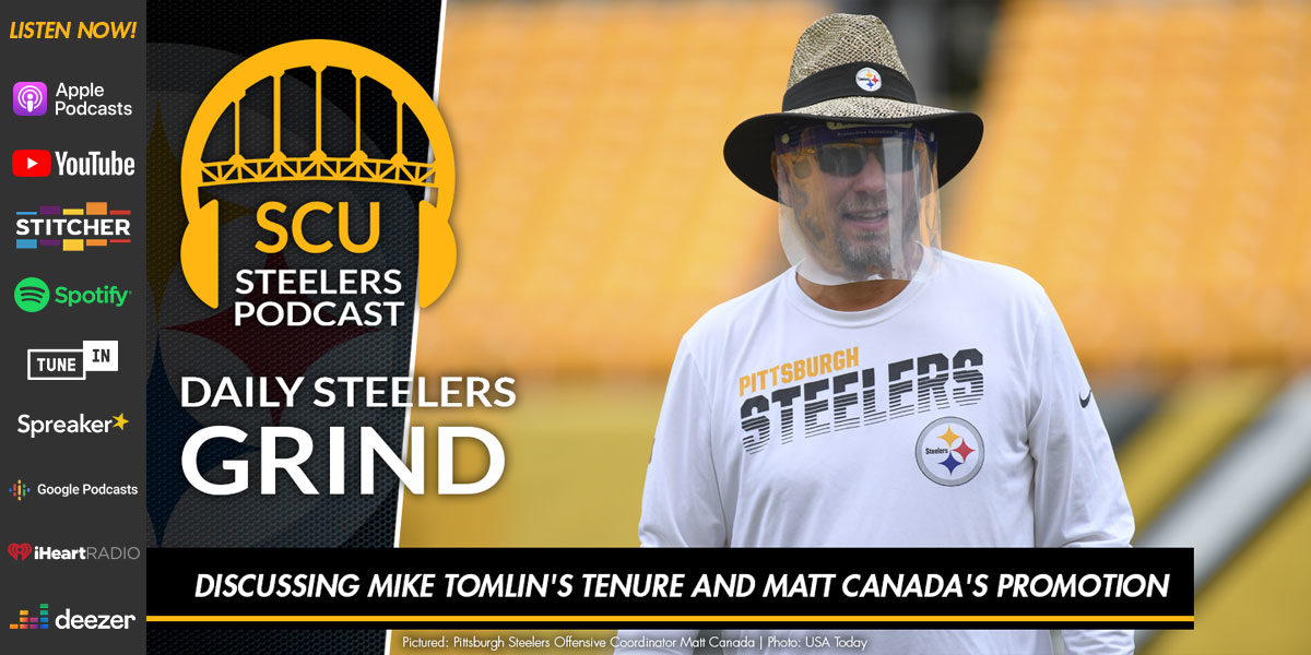 Discussing Mike Tomlin's tenure and Matt Canada's promotion