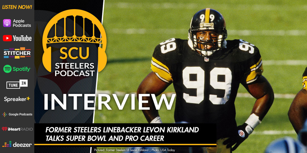 Former Steelers linebacker Levon Kirkland talks Super Bowl and pro career