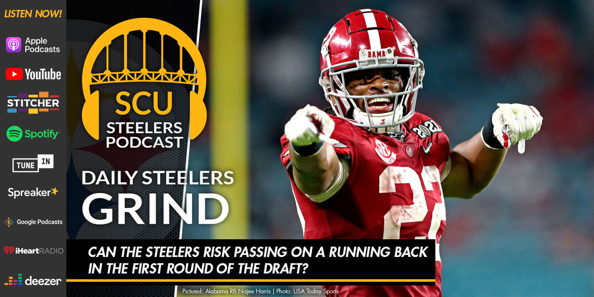 Can the Steelers risk passing on a running back in the first round of the draft?