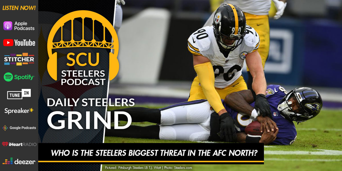 Who is the Steelers biggest threat in the AFC North?