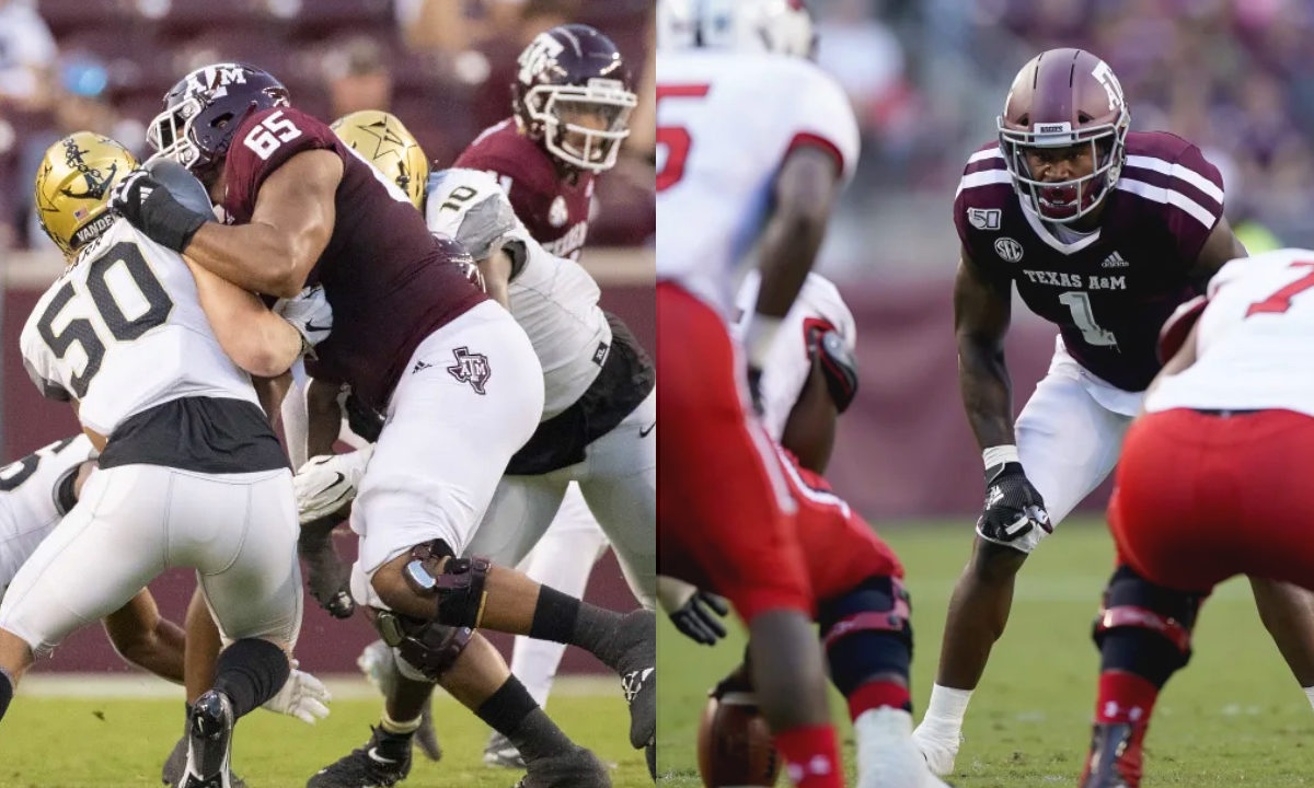 Dan Moore Jr (left) and Buddy Johson (right) of Texas A&M