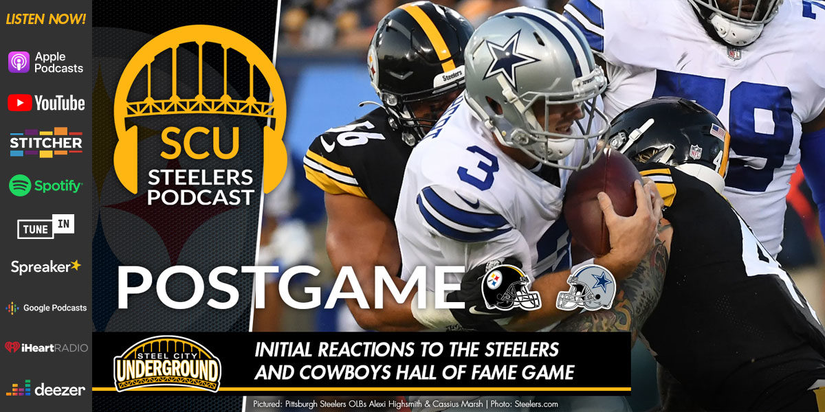 Initial reactions to the Steelers and Cowboys Hall of Fame game