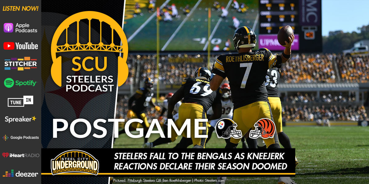 Steelers fall to the Bengals as kneejerk reactions declare their season doomed