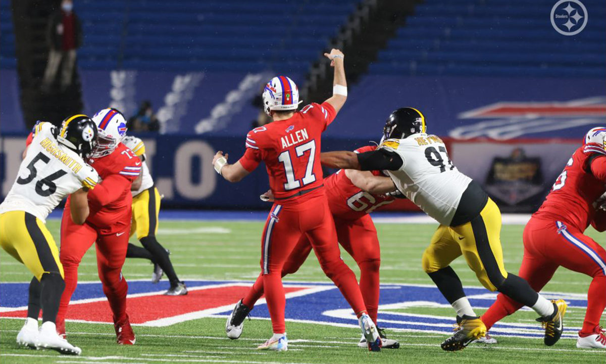 Pittsburgh Steelers Alex Highsmith and Cam Heyward