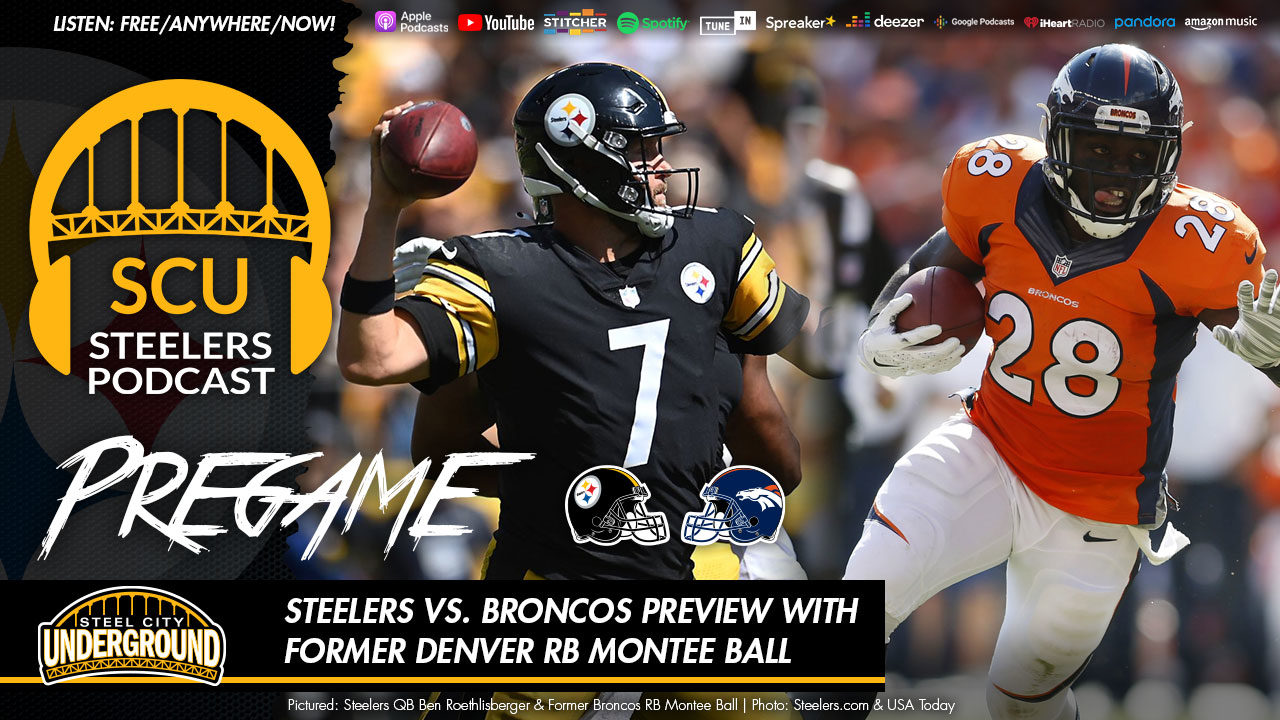 Steelers vs. Broncos preview with former Denver RB Montee Ball Steel