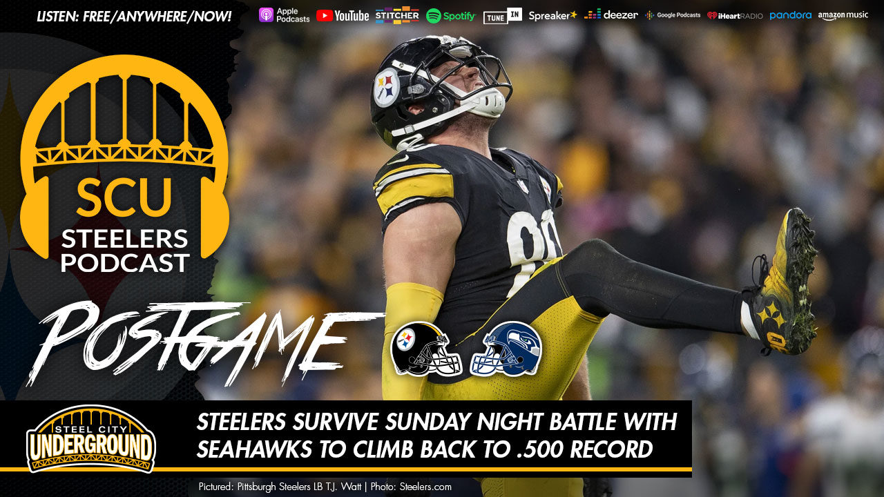 Steelers survive Sunday Night battle with Seahawks to climb back to .500 record