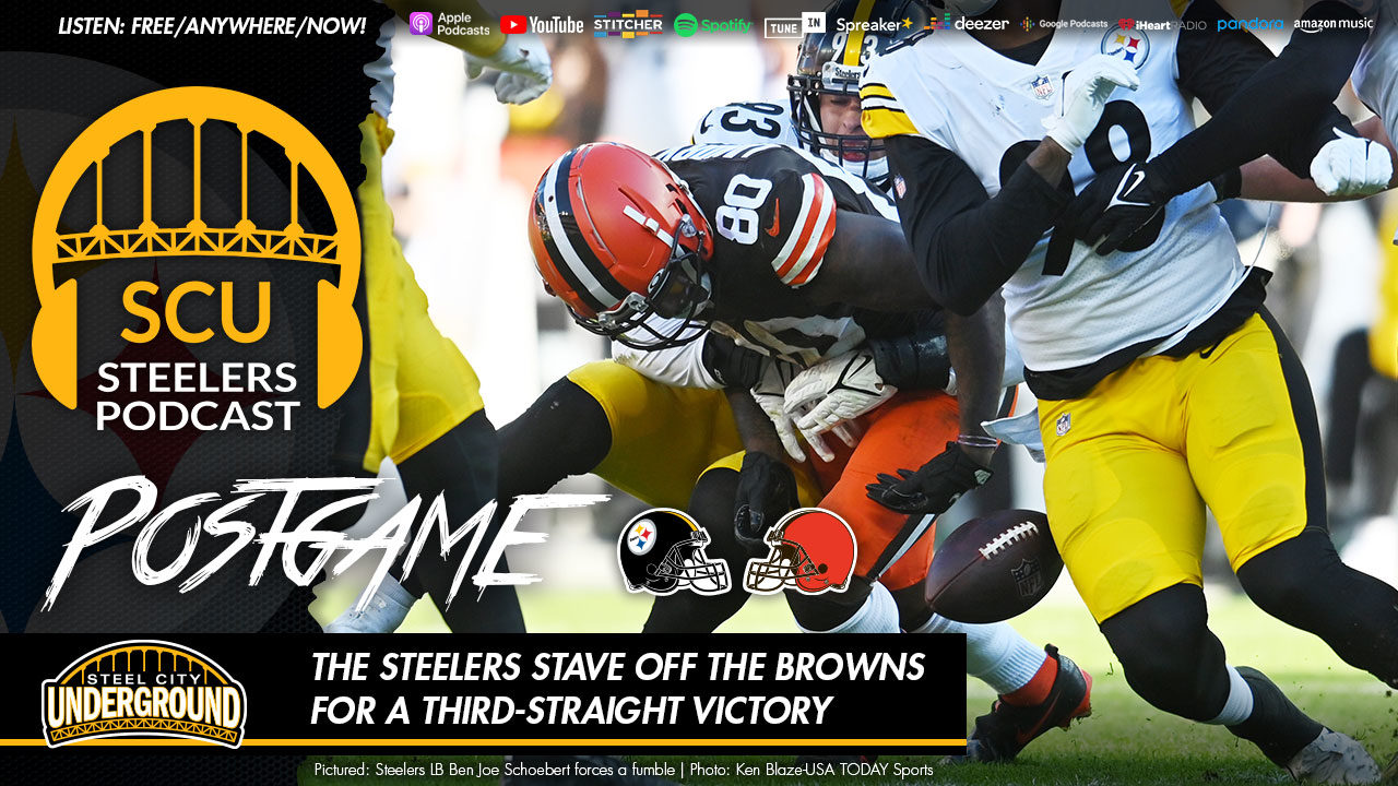 The Steelers stave off the Browns for a third-straight victory