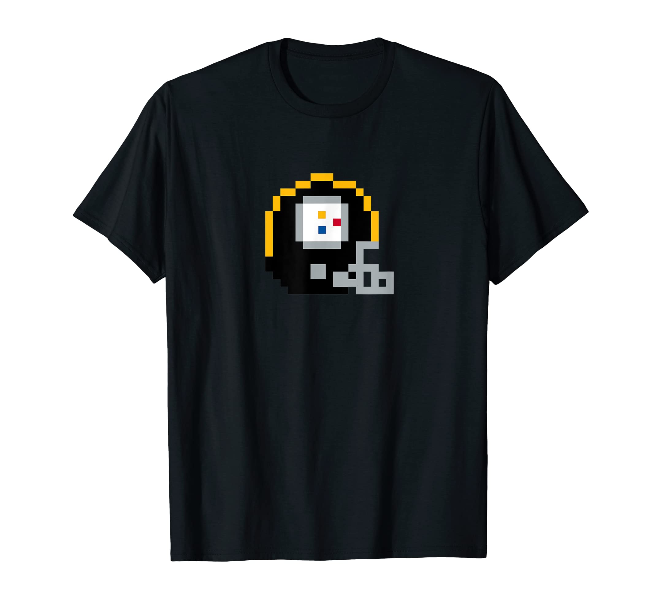 Retro 8-Bit Video Game Pittsburgh Steelers Football Helmet (Shirts & More)