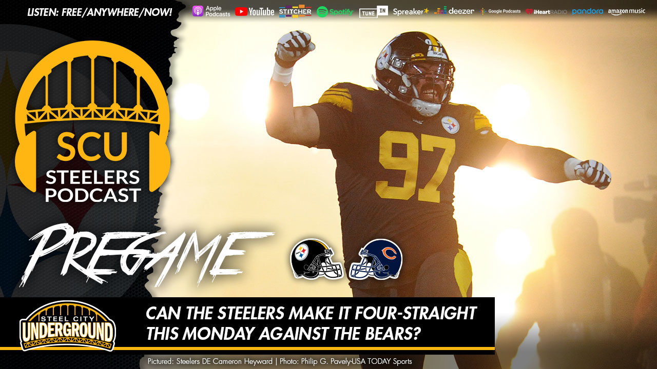 Can the Steelers make it four-straight this Monday against the Bears?