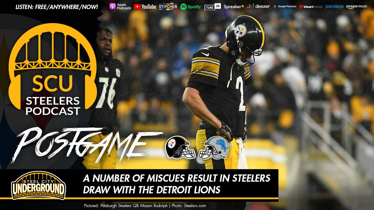 A number of miscues result in Steelers draw with the Detroit Lions
