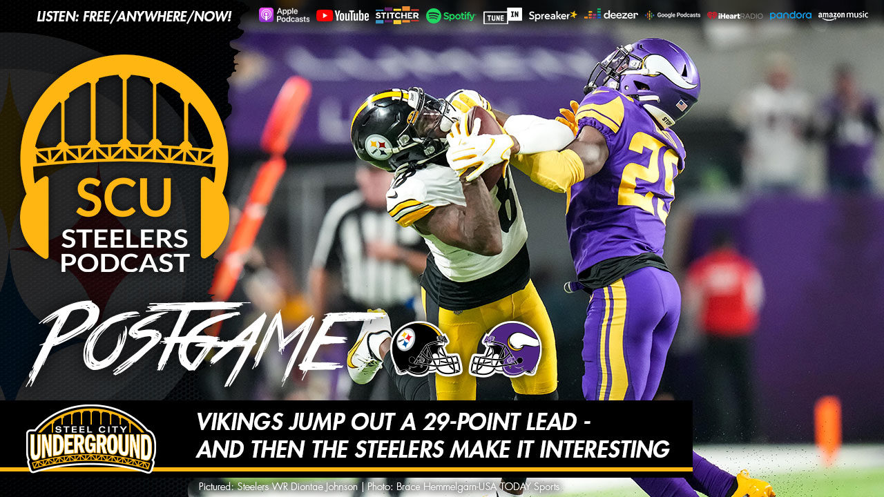 Vikings jump out a 29-point lead - and then the Steelers make it interesting