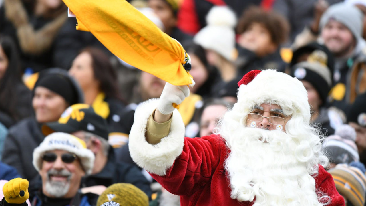 Santa Claus Steelers Terrible Towel