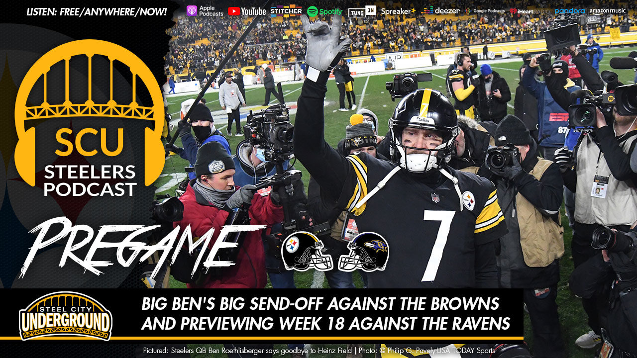 Big Ben's big send-off against the Browns and previewing Week 18 against the Ravens