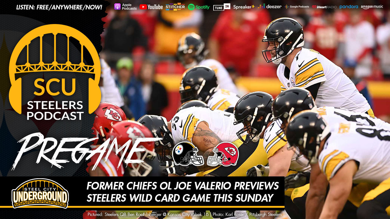 Former Chiefs OL Joe Valerio previews Steelers Wild Card game this Sunday