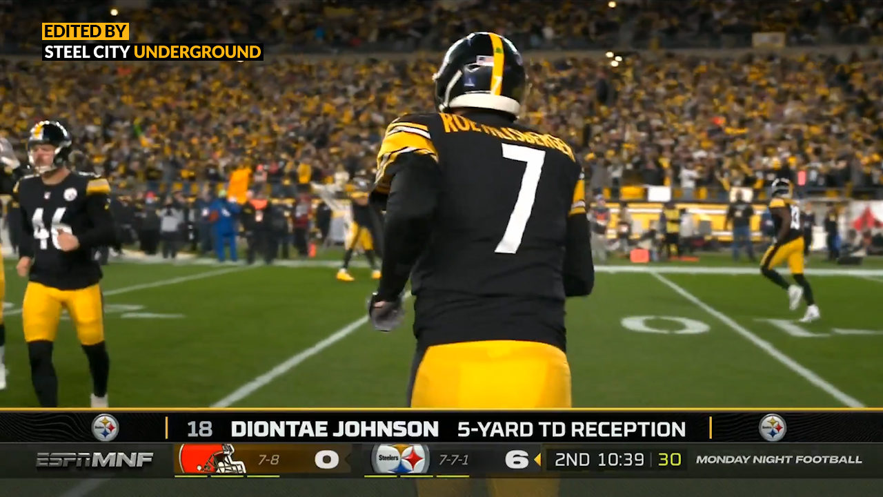 Watch: Ben Roethlisberger's final career TD pass at Heinz Field?