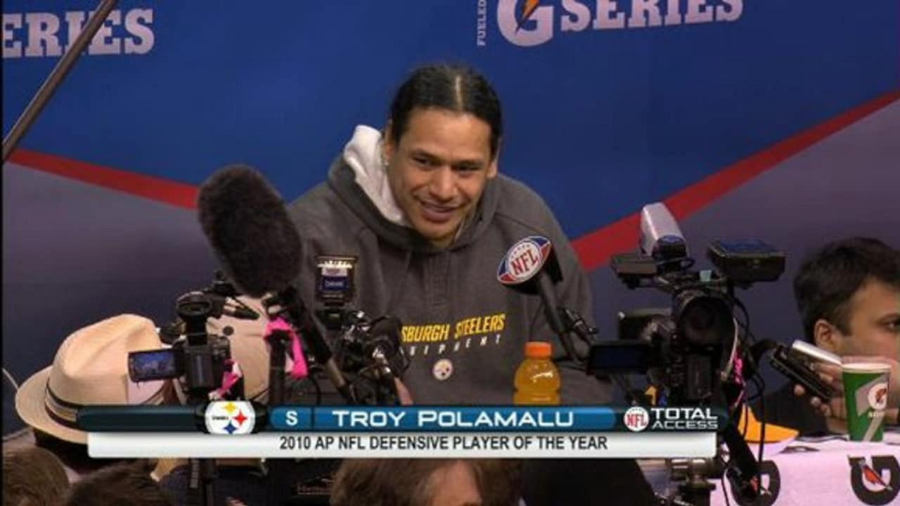 Troy Polamalu the 2010 AP NFL Defensive Player of the Year