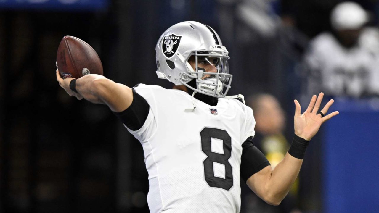 Las Vegas Raiders QB Marcus Mariota