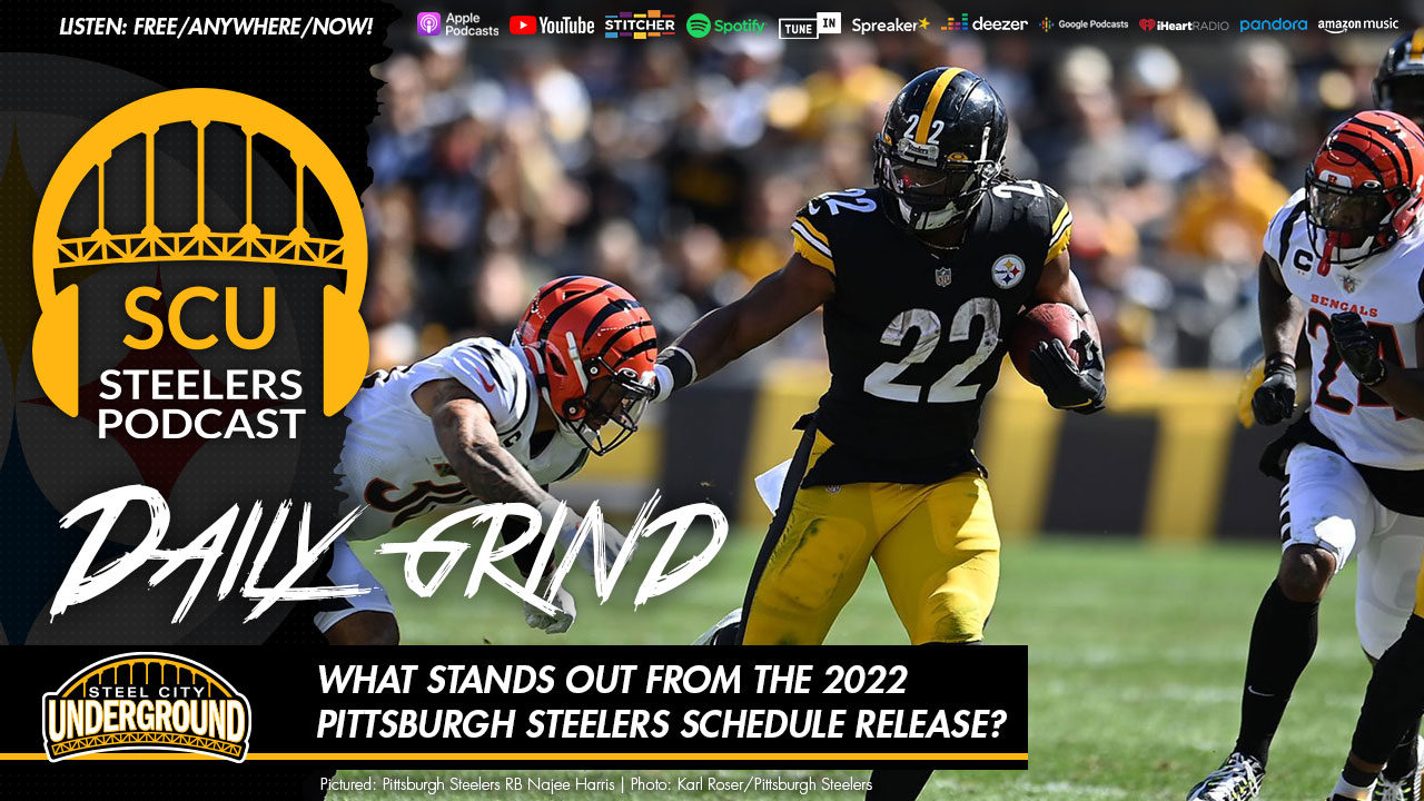What stands out from the 2022 Pittsburgh Steelers schedule release?