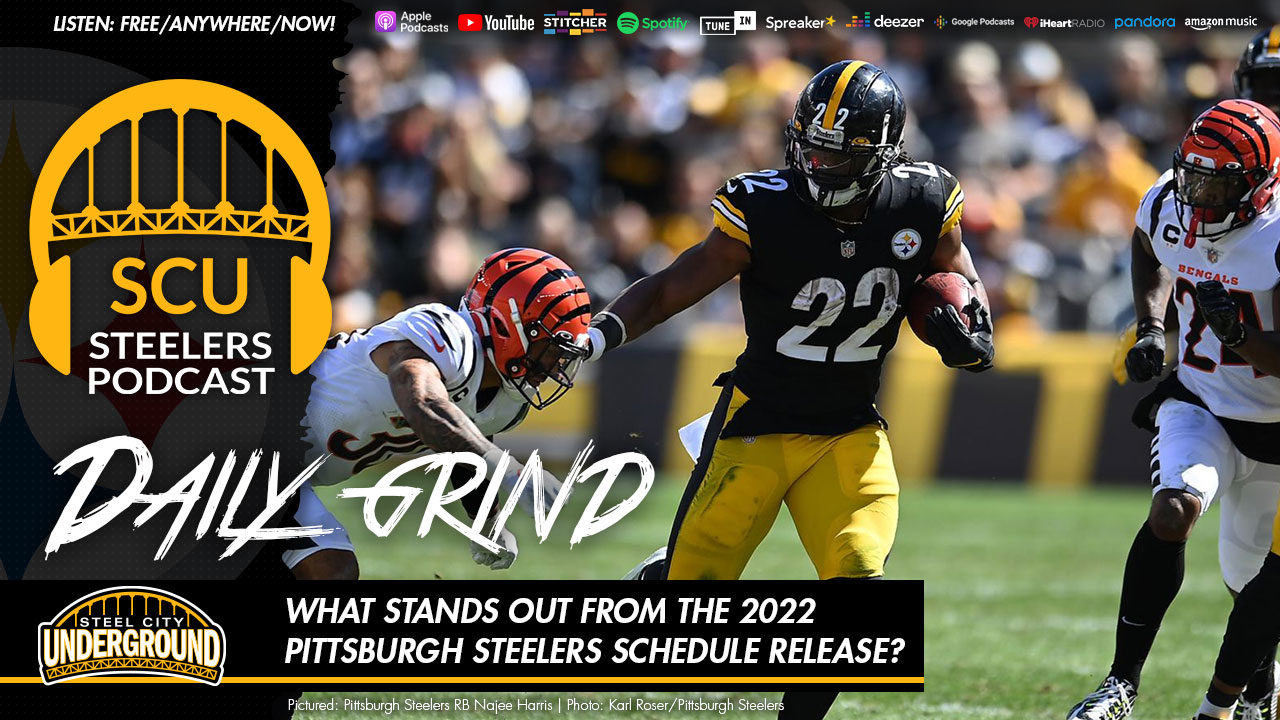 What stands out from the 2022 Pittsburgh Steelers schedule release?
