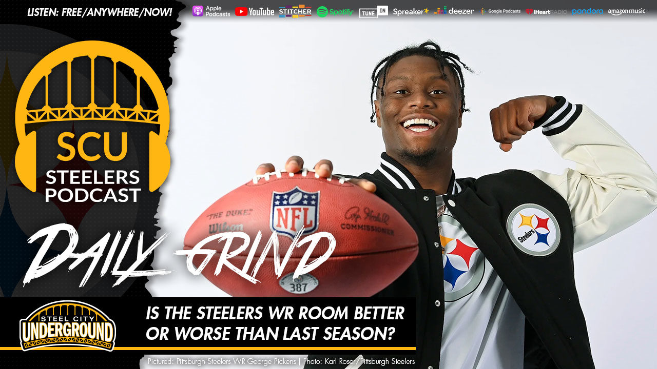 Is the Steelers WR room better or worse than last season?