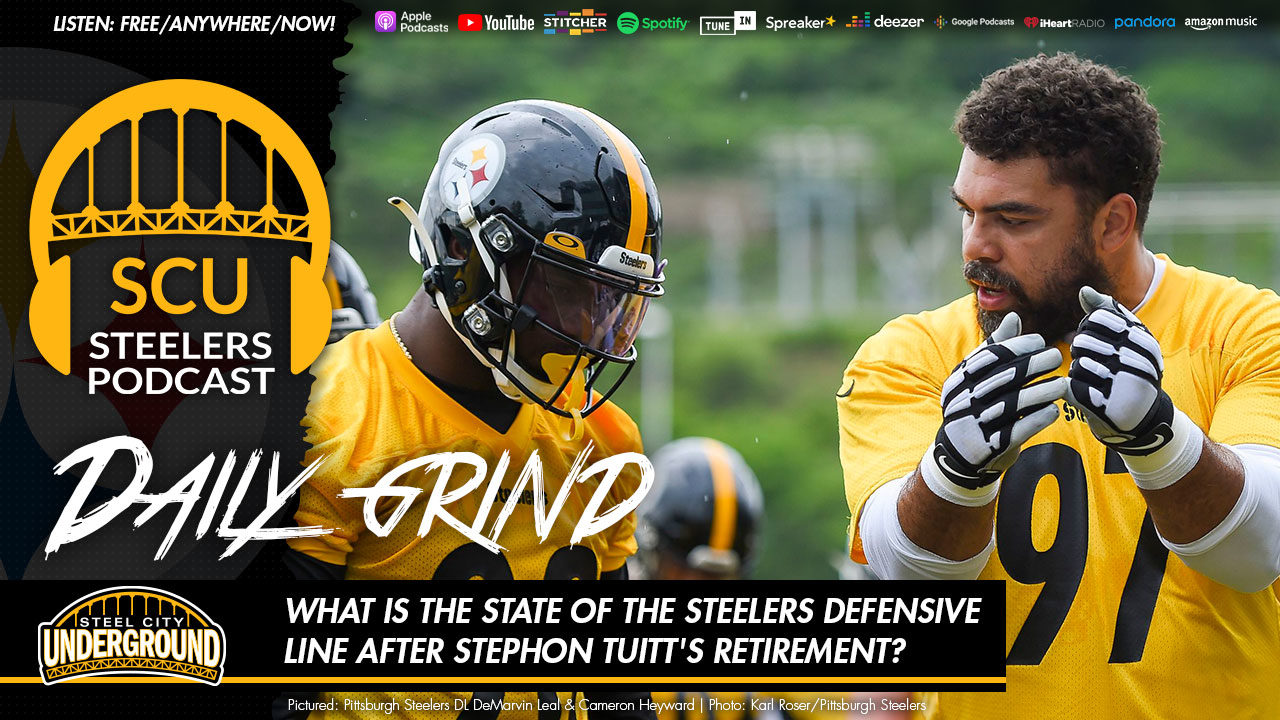 What is the state of the Steelers defensive line after Stephon Tuitt's retirement?