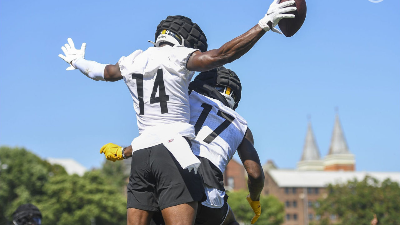 Pittsburgh Steelers WRs George Pickens and Anthony Miller