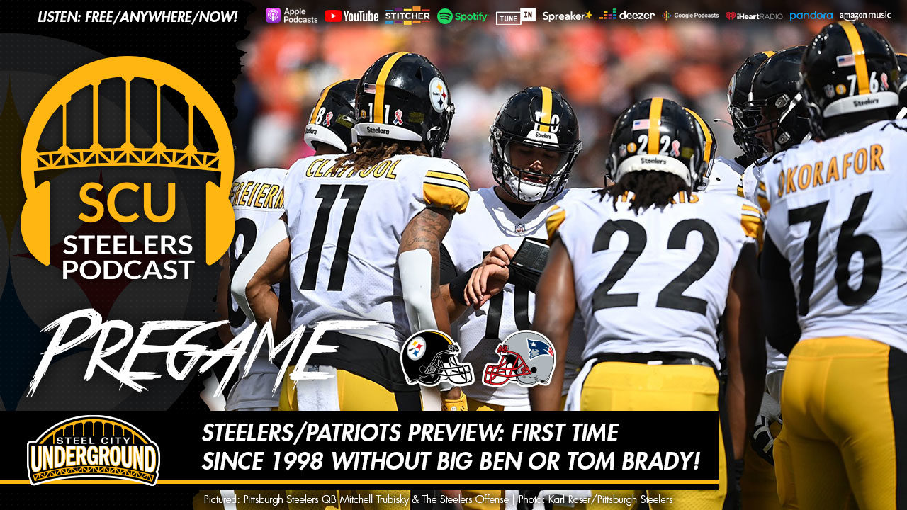 Steelers/Patriots Preview: First time since 1998 without Big Ben or Tom Brady!