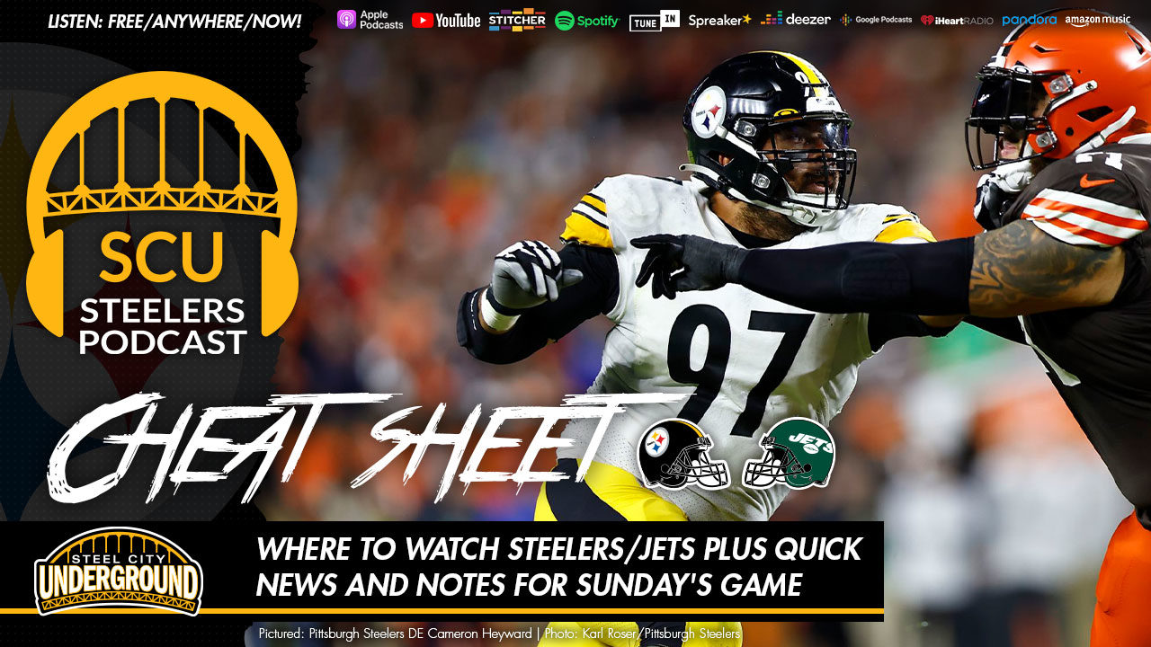 Where to watch Steelers/Jets plus quick news and notes for Sunday's game