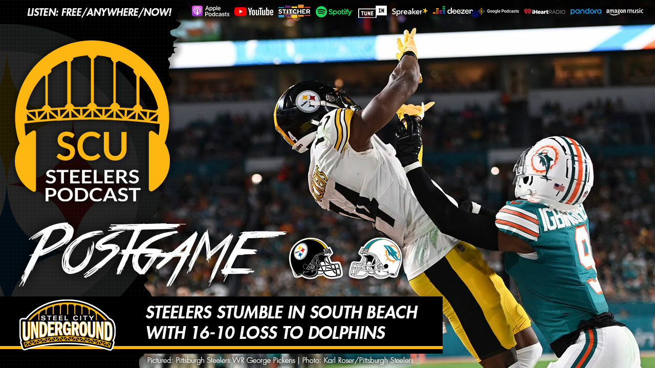 Steelers stumble in South Beach with 16-10 loss to Dolphins