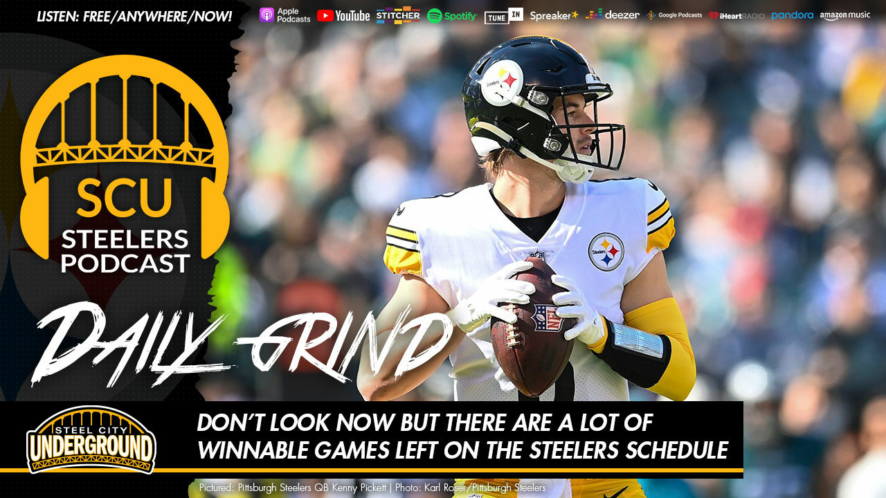 Don’t look now but there are a lot of winnable games left on the Steelers schedule