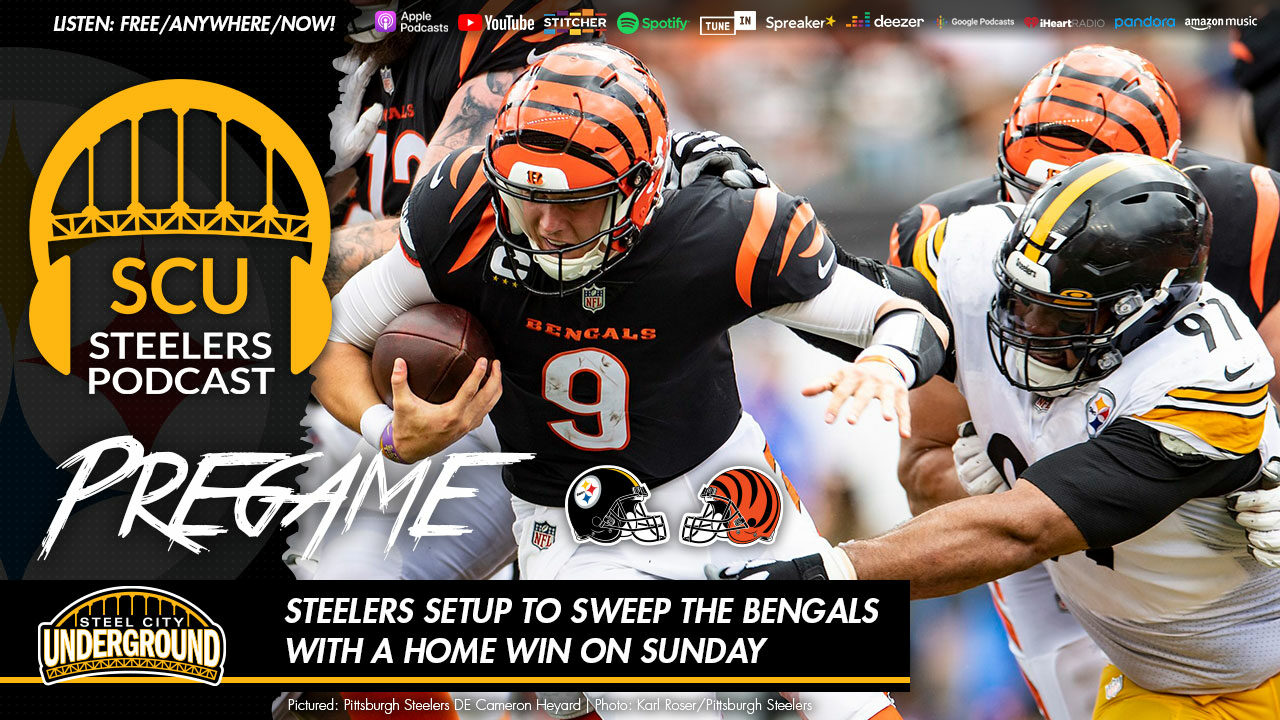 Steelers setup to sweep the Bengals with a home win on Sunday