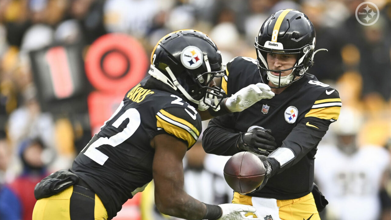 Pittsburgh Steelers RB Najee Harris & QB Kenny Pickett