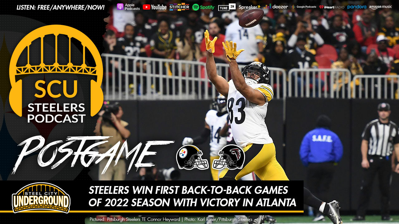 Steelers win first back-to-back games of 2022 season with victory in Atlanta