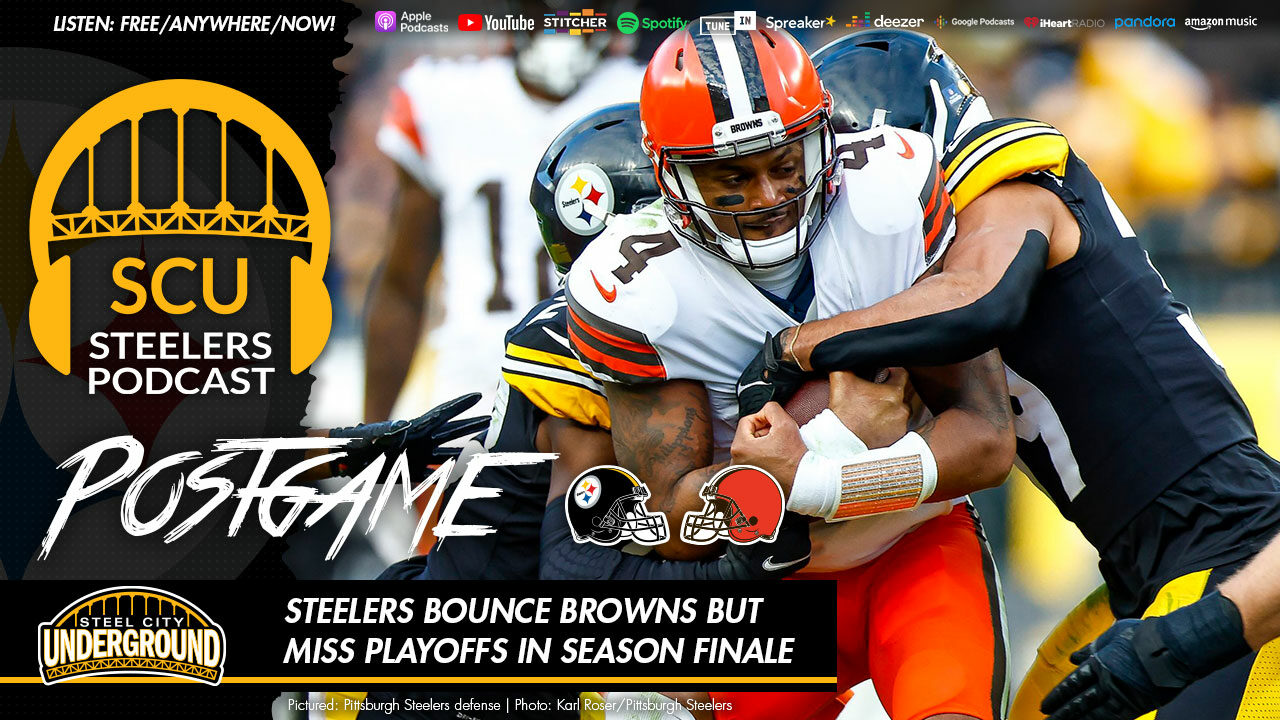 browns steelers playoff game